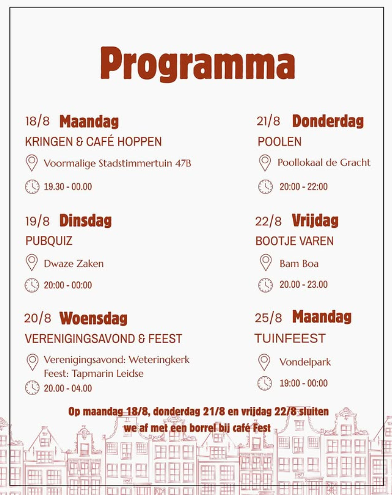 Programma Introtijd